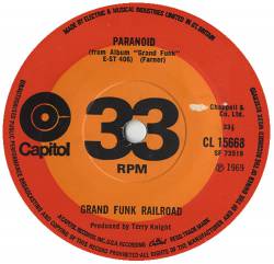 Grand Funk Railroad : Paranoid